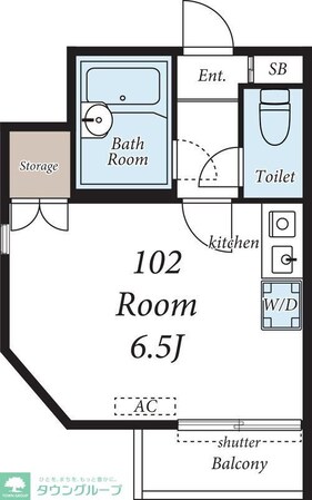 SKコーポ東村山の物件間取画像